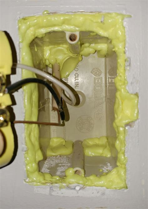 how to seal electrical outlet boxes|sealing outlets on walls.